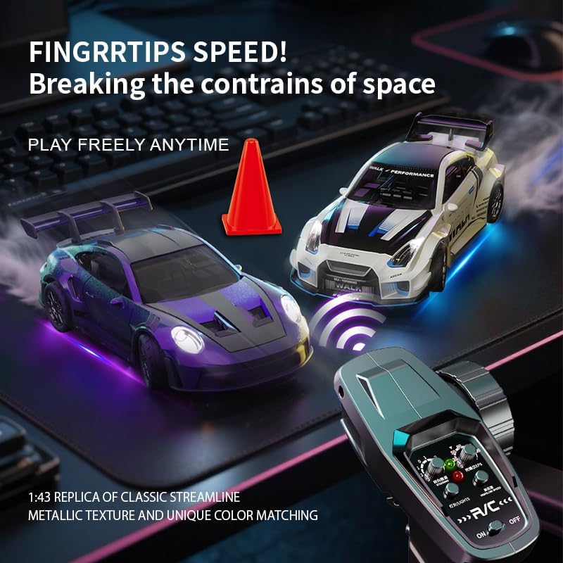 HGT Alloy D43-Q2 Drift RC Car (1:43)