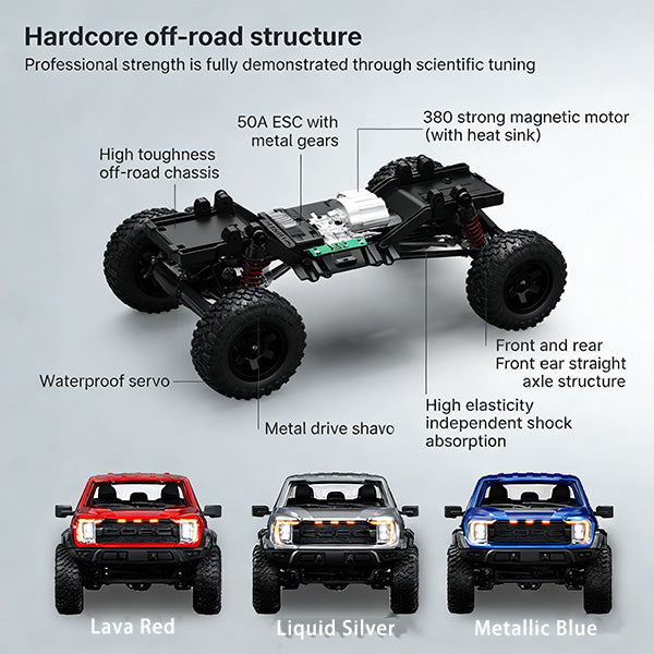 HSTAR R12 1/12 SCALE 4WD RC CRAWLER | 15KM/H | By HGT