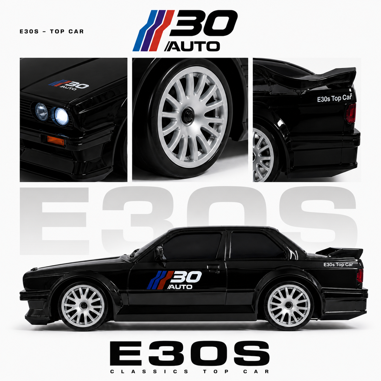 HGT E30S 4WD Drift RC Car – Classic Racing Model