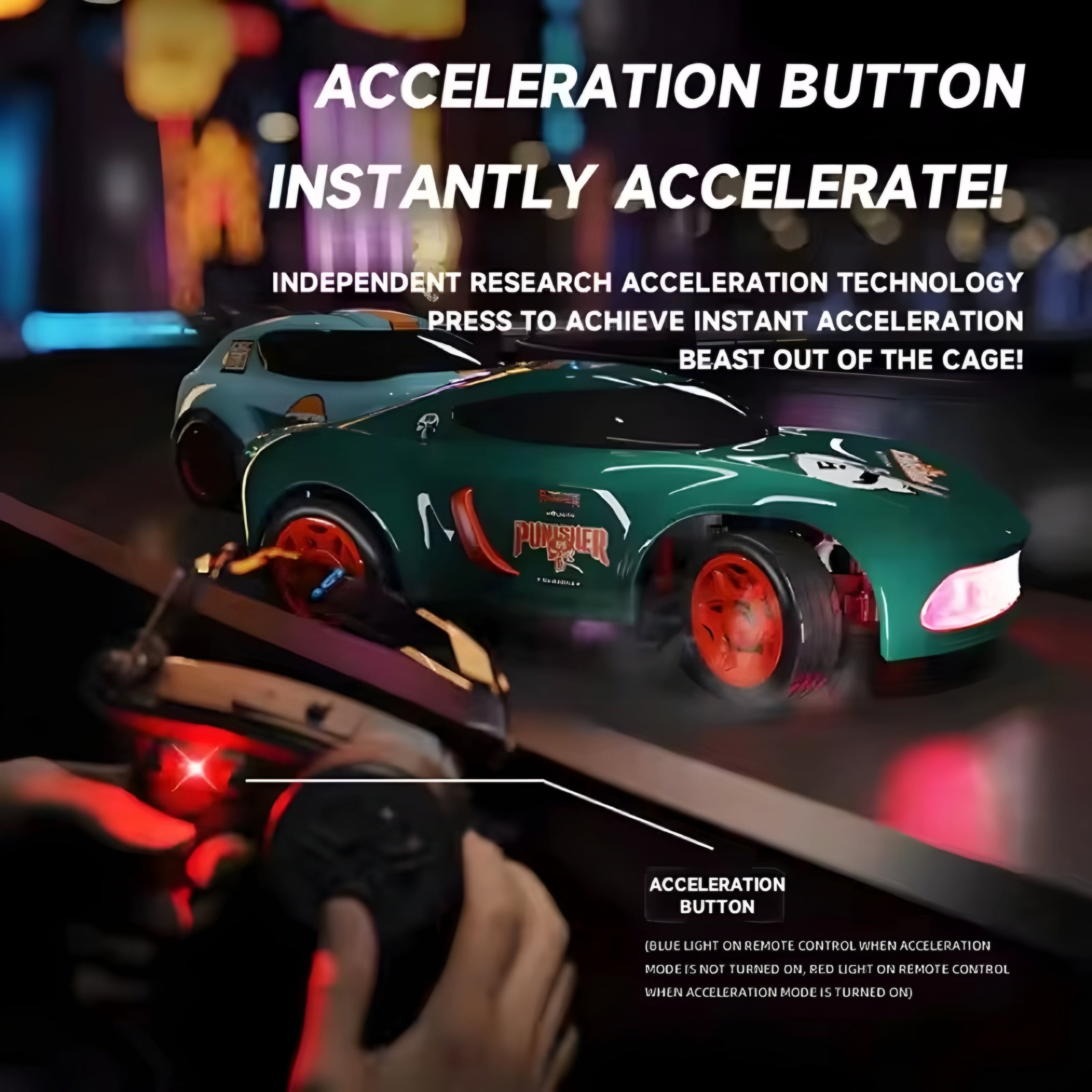 Mini RC Drift Car 1:64 Scale | Pocket-Size 4WD Desk Drift Car