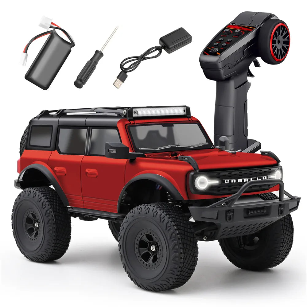 WLtoys 184023 1/18 4WD RTR RC Rock Crawler with 2-Speed Gear & LED Lights