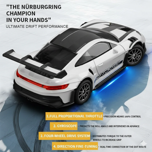 HGT Alloy GT3 Drift RC Car (1:43)