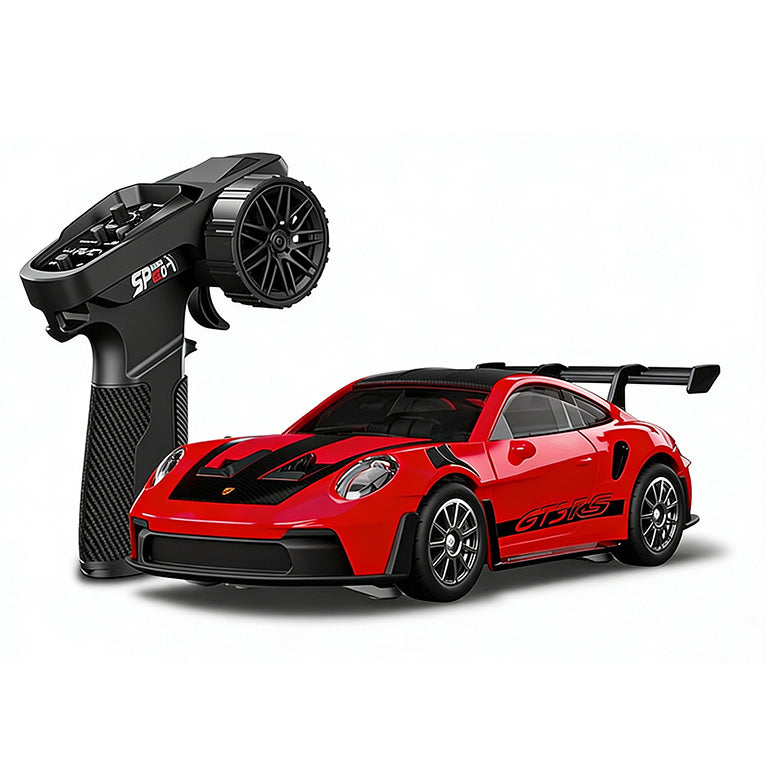 Porsche 1:43 RC Drift Car with Gyro | 4WD High Speed Drift Machine