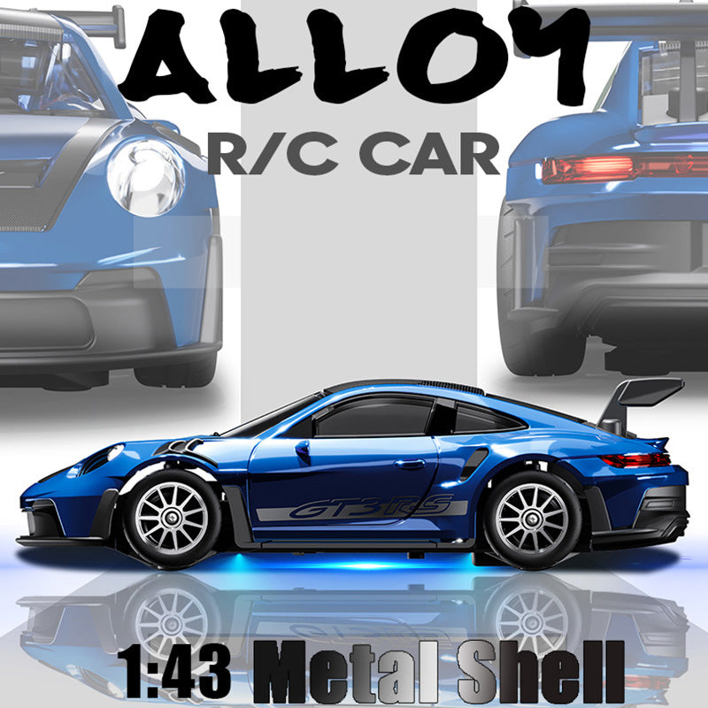 Porsche 1:43 RC Drift Car with Gyro | 4WD High Speed Drift Machine