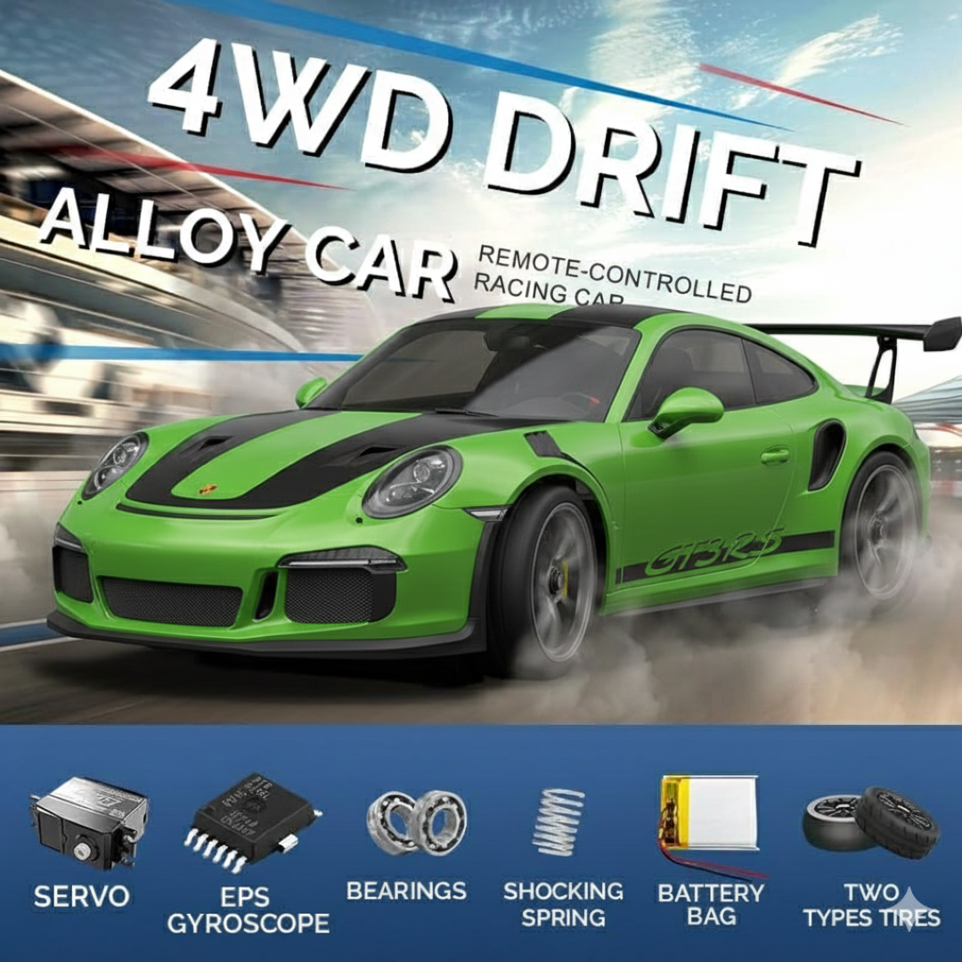 HGT Alloy GT1 Drift RC Car (1:43)