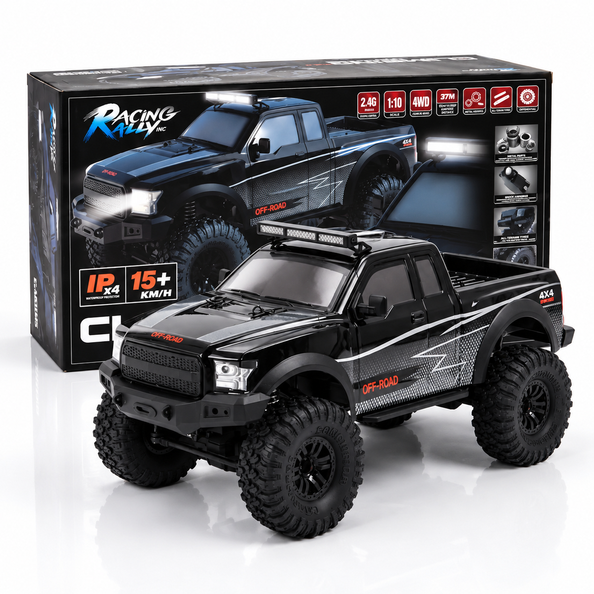 HB Toys Racing Rally Climbing Beast Off Road Remote Control Car 1:10 Scale 4WD Rally Car RTR | Code: HB-ZP1009 by HGT