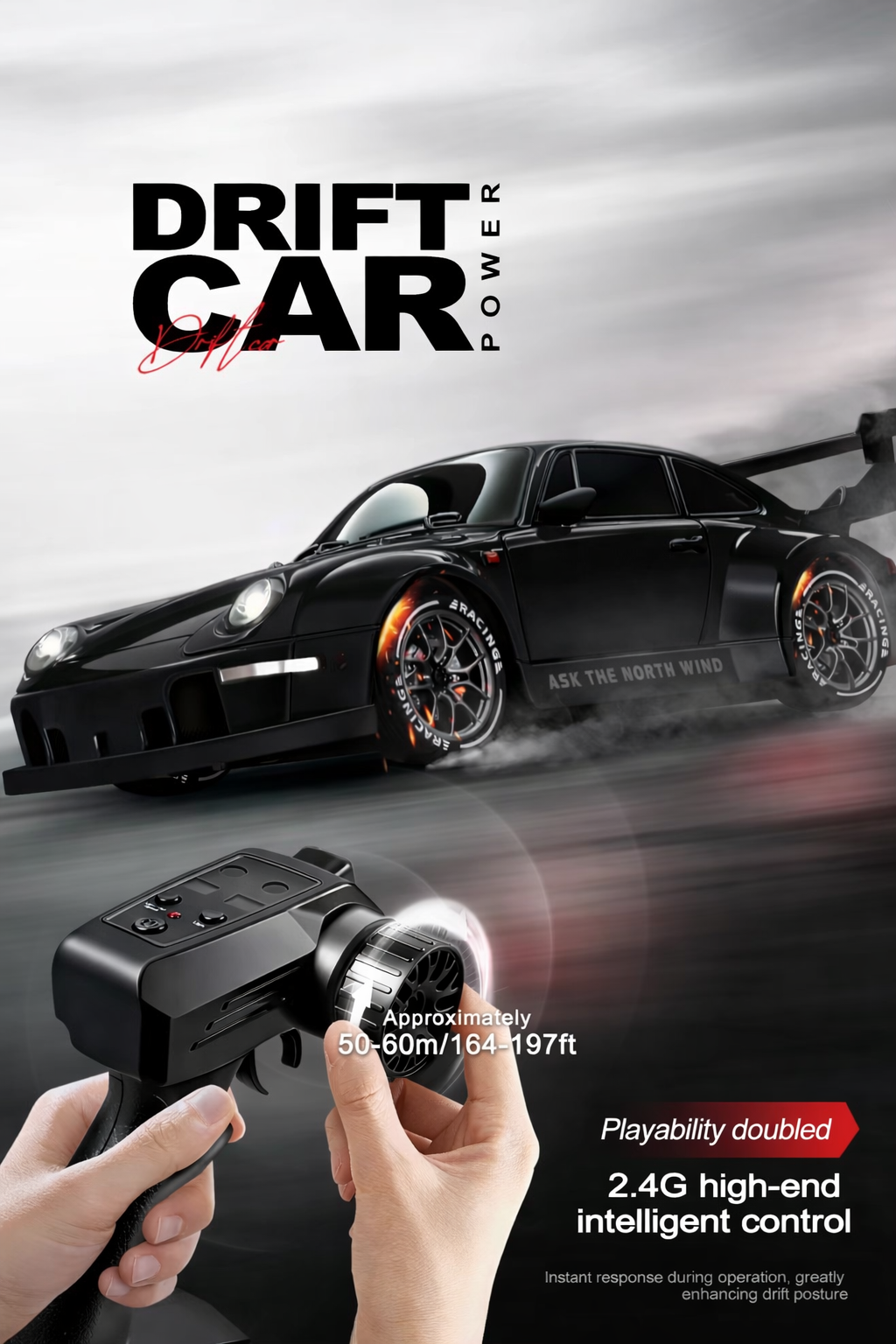 HGT 911 RS GT 1:24 Drift Car