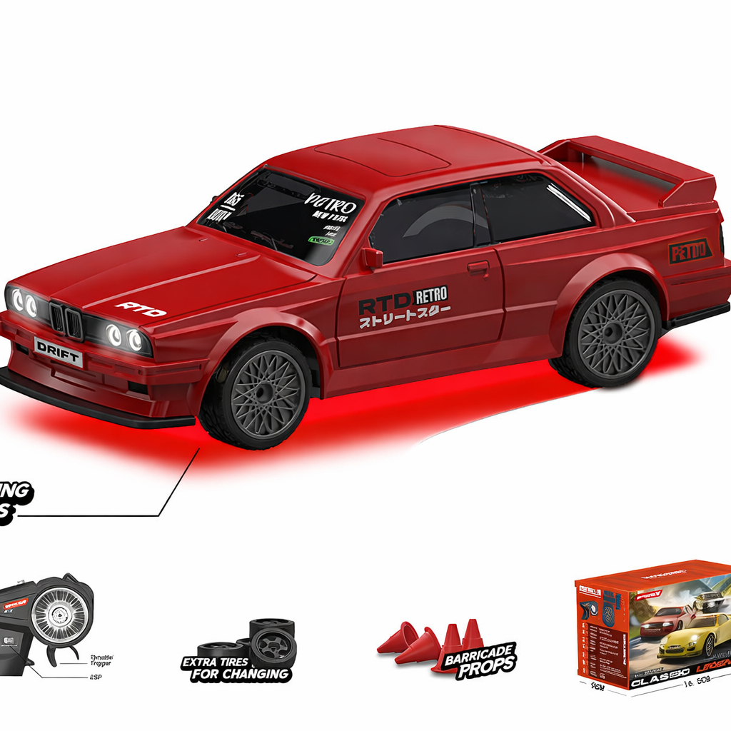 HGT M3 1:43 Drift RC Car 1:43 Gyro Version