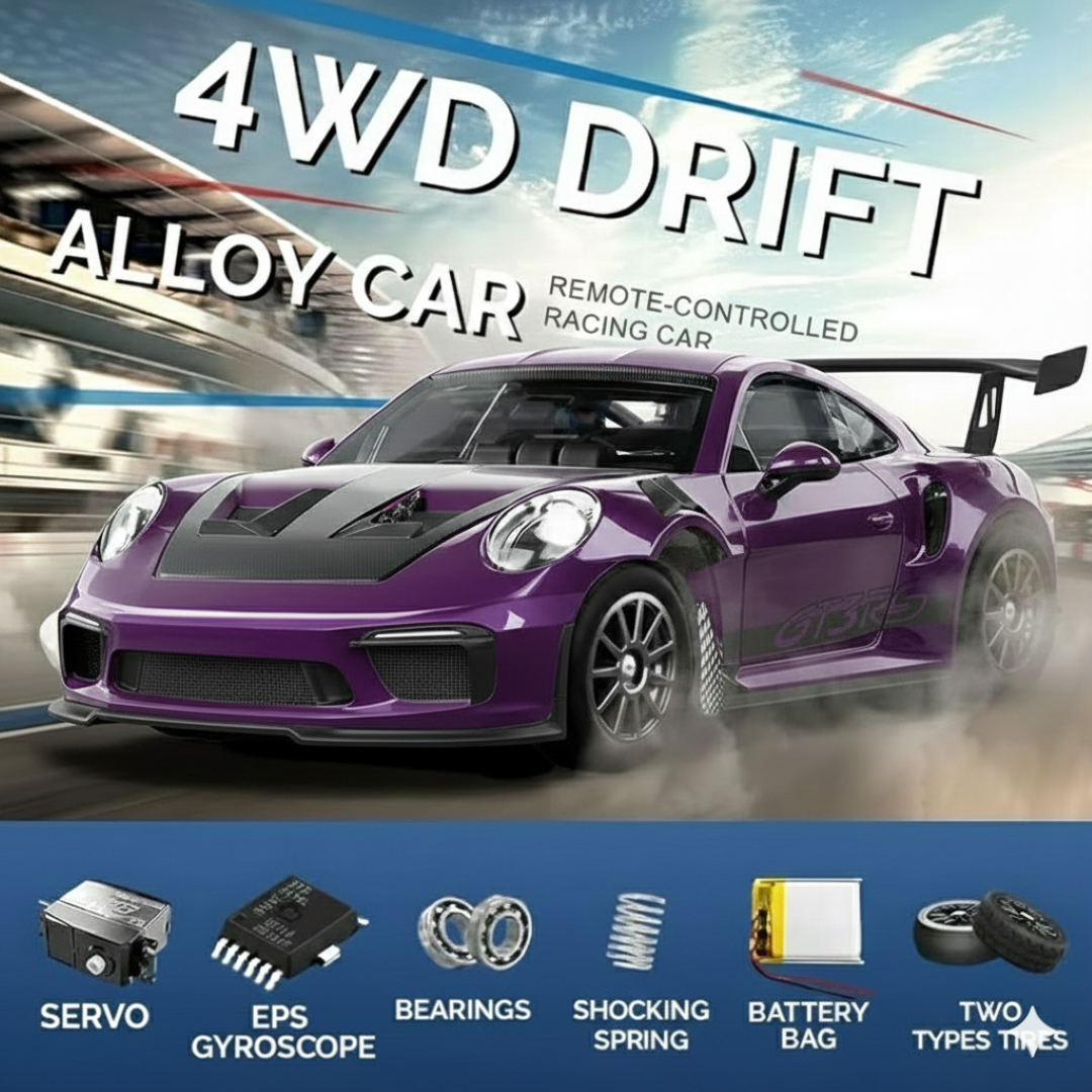 HGT Alloy GT2 Drift RC Car (1:43)