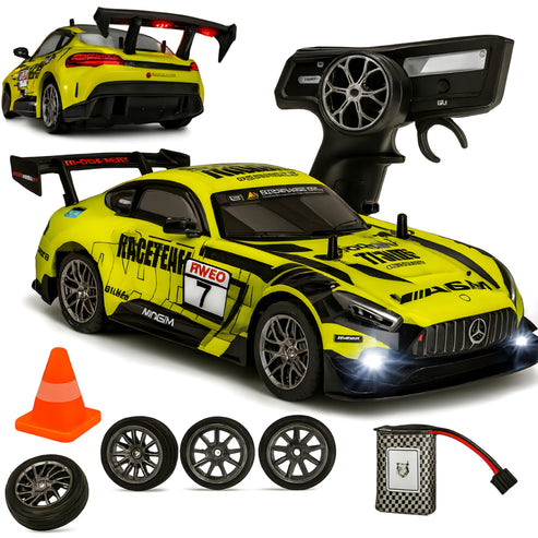 HGT RS Pro Drift RC Car (1:16)(Yellow Track) – HighGearToys
