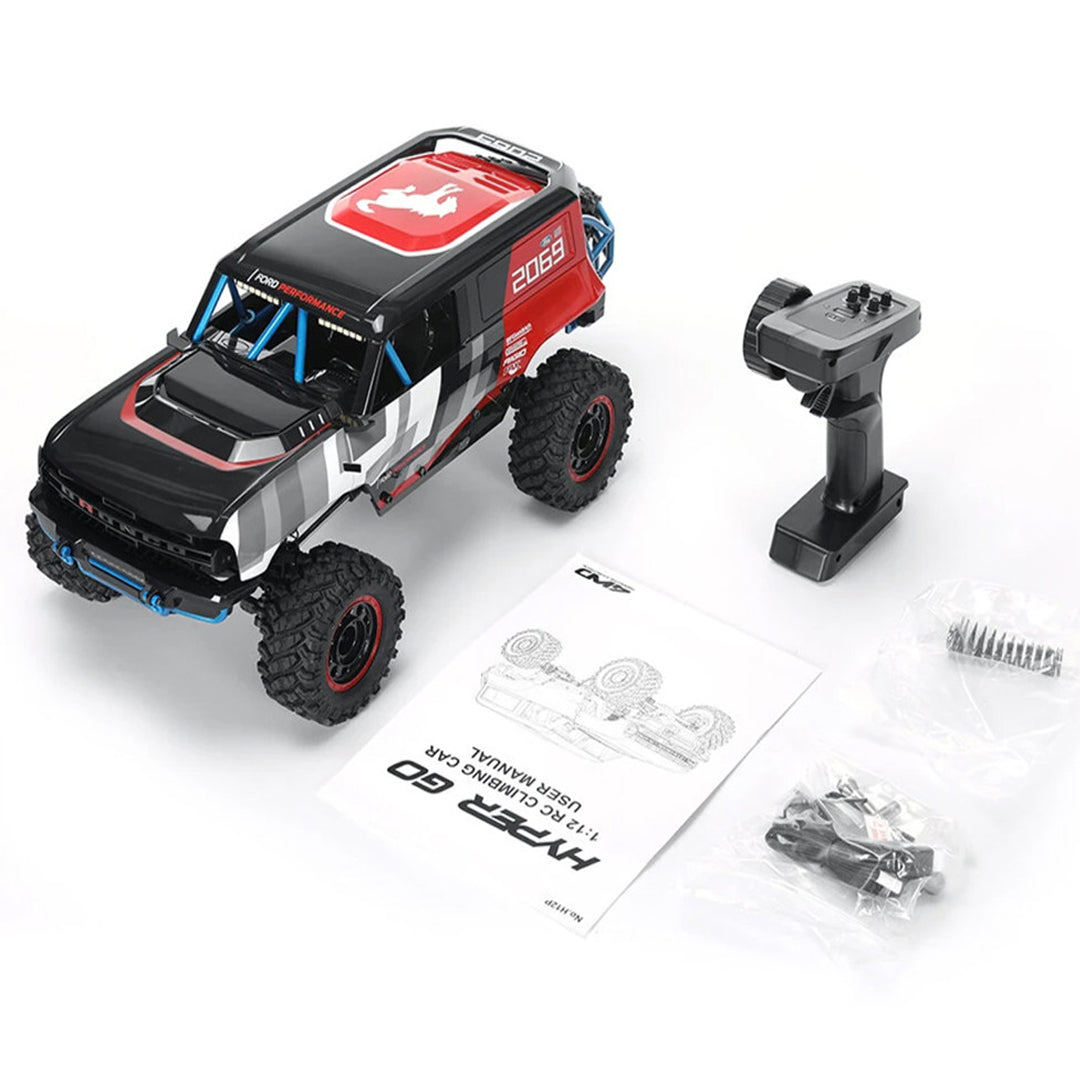 H12P Brushless 1:12 Ford Bronco R Crawler Truck | 2S LiPo High-Power RC Off-Road Vehicle