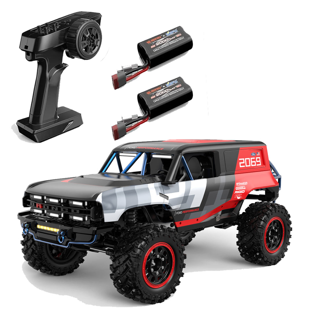 H12P Brushless 1:12 Ford Bronco R Crawler Truck | 2S LiPo High-Power RC Off-Road Vehicle