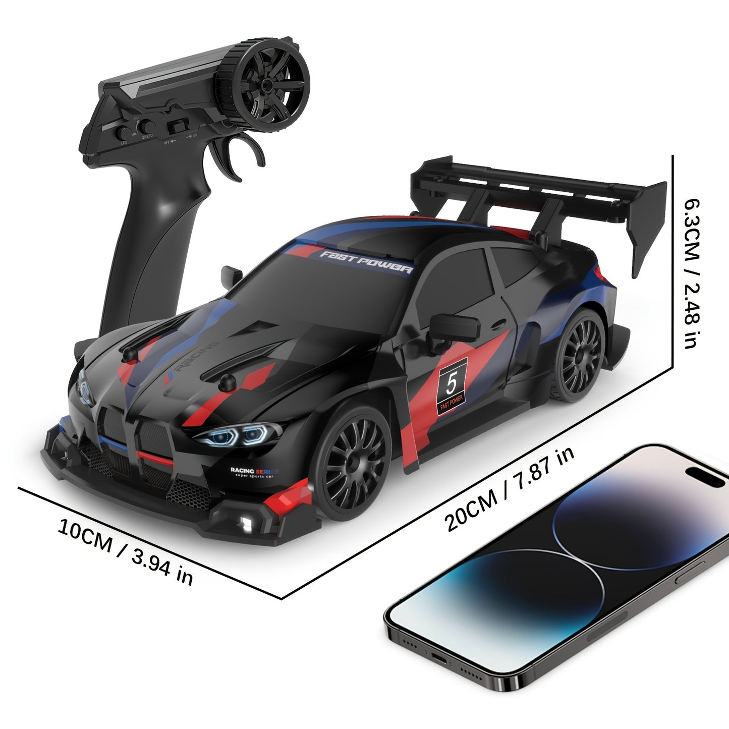 HGT RS Drift RC Car (1:24)• M Series Kuro Sakai•