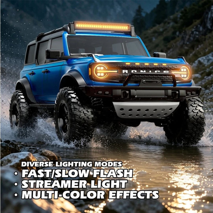 HSTAR R22 Ford Bronco Raptor Style 1/12 Scale 4WD RC Rock Crawler Truc ...