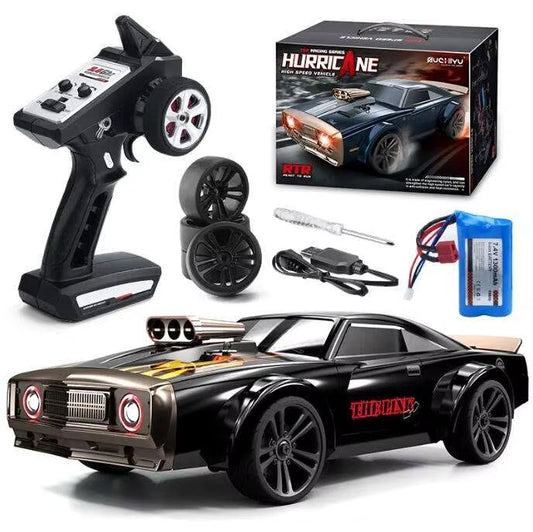 DWH Retro Muscle RC Drift Car 1:16 Scale | 4WD Hobby-Grade Drift Car – Up to 40 km/h