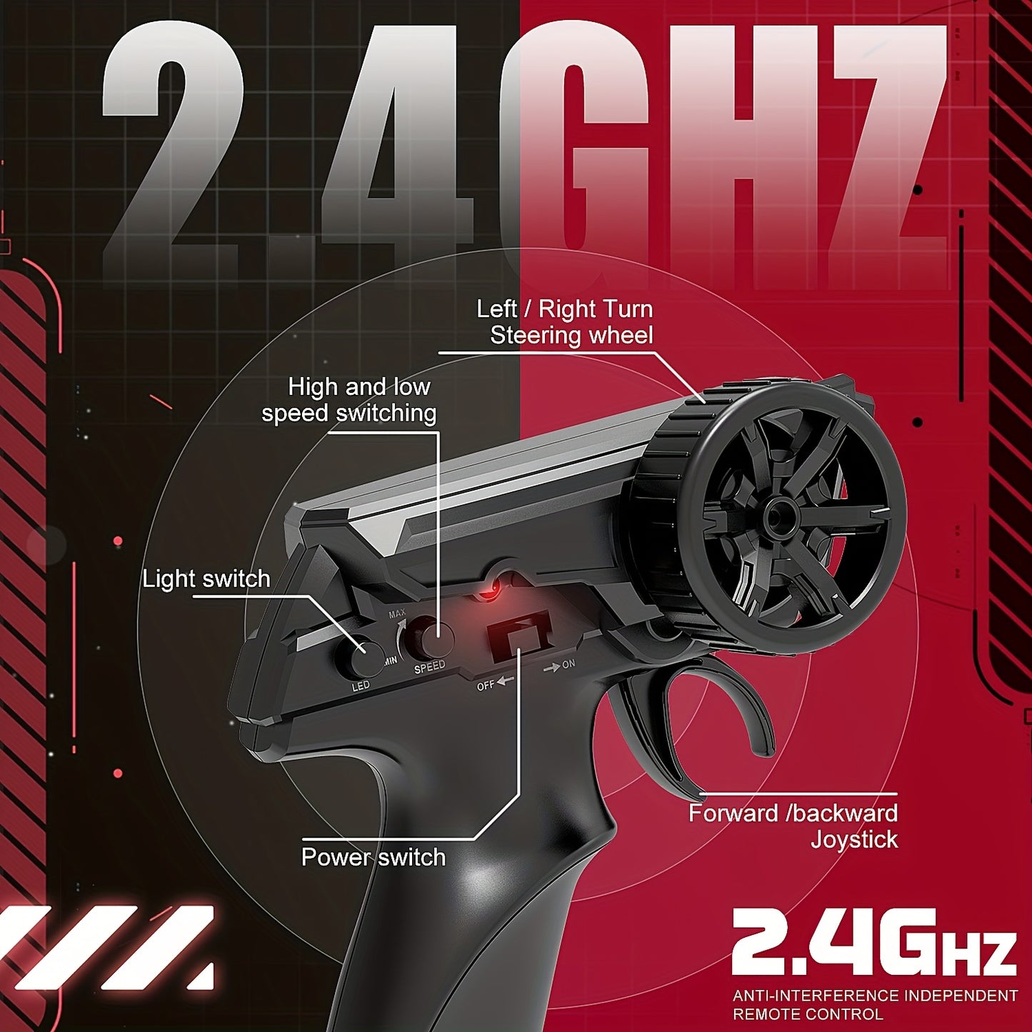 HGT RS Drift RC Car (1:24)• M Series Kuro Sakai•